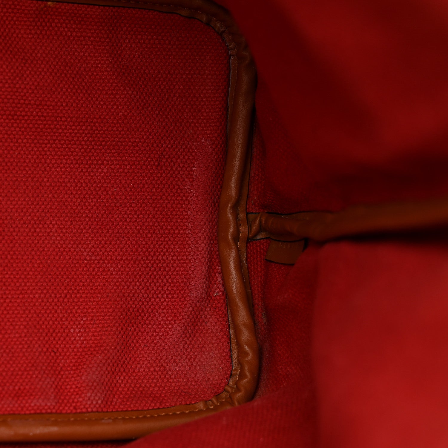 Moynat Grained Calfskin Canvas 1920 Oh! Tote Ruban Duo MM Indigo Bronze Cognac 14 of 15