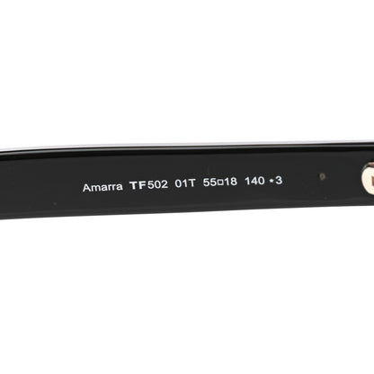 Tom Ford Amarra Sunglasses TF502 Black 6 of 9