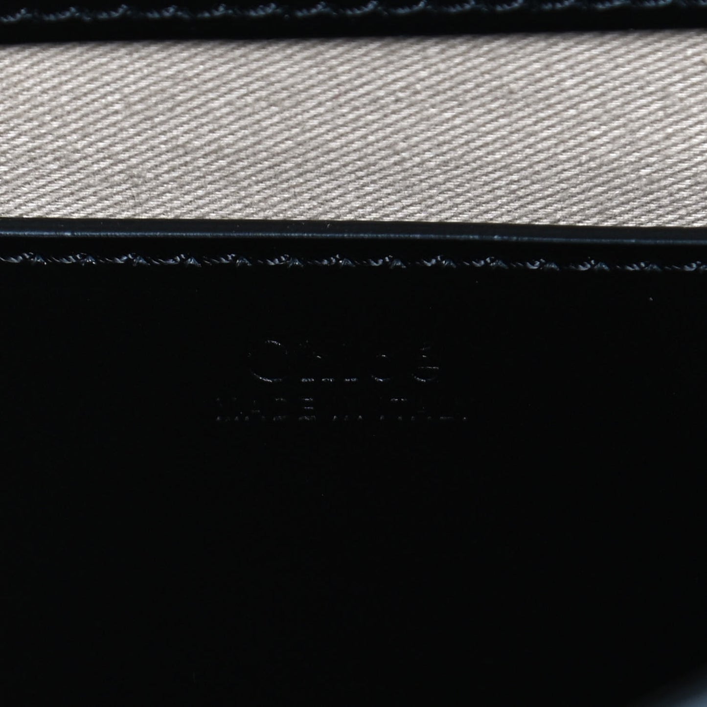 Shiny Calfskin Mini Annie Shoulder Bag Black