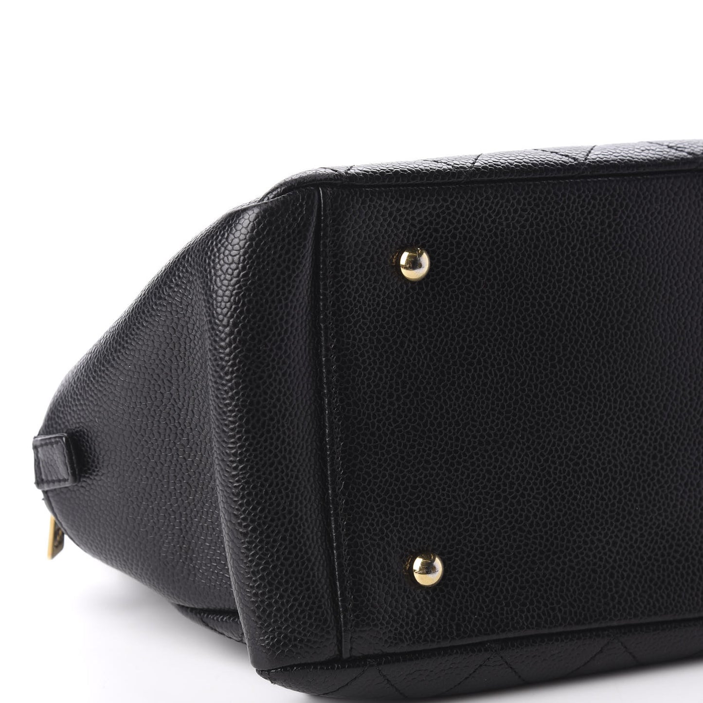 Caviar Quilted Petit Timeless Tote PTT Black
