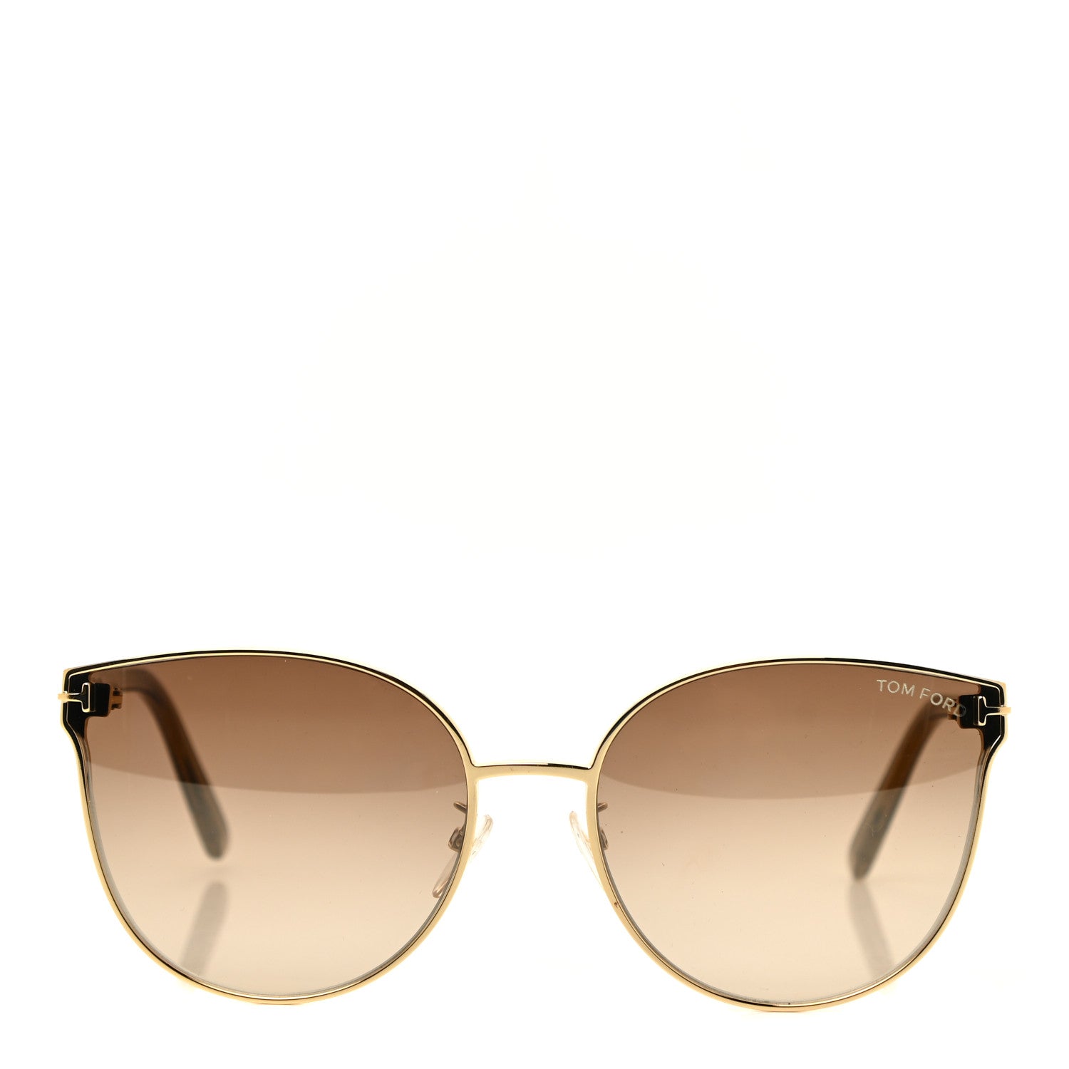 Tom Ford Cat Eye Sunglasses TF718 K Gold 2 of 8