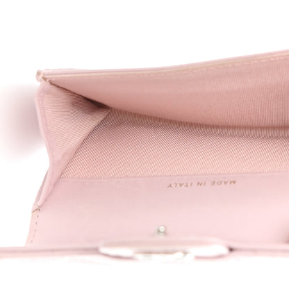 Chanel Lambskin Quilted Flap Card Holder Pink 5 of 13