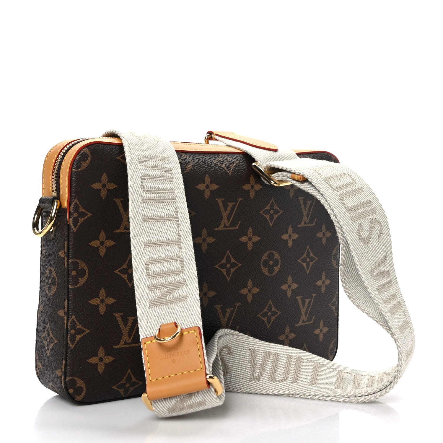 Louis Vuitton X NIGO Reverse Monogram Stripes Trio Messenger 4 of 9