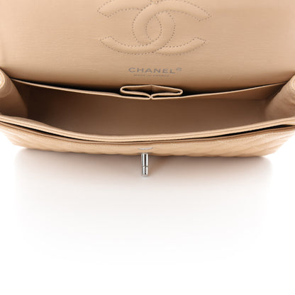 Chanel Caviar Quilted Medium Double Flap Beige 5 of 11