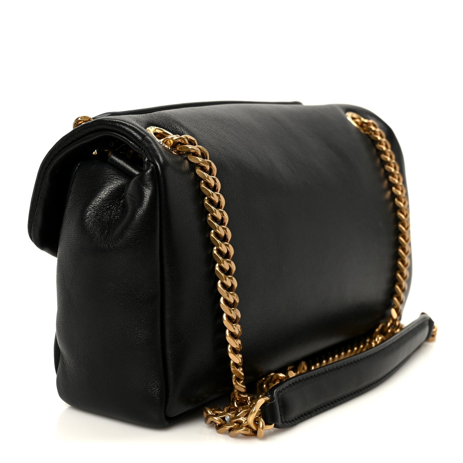 Saint Laurent Plunged Lambskin Calypso Black 3 of 11