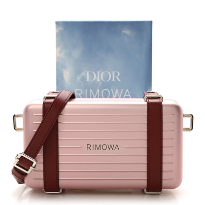 Christian Dior X RIMOWA Aluminum Personal Clutch On Strap Rose 11 of 11