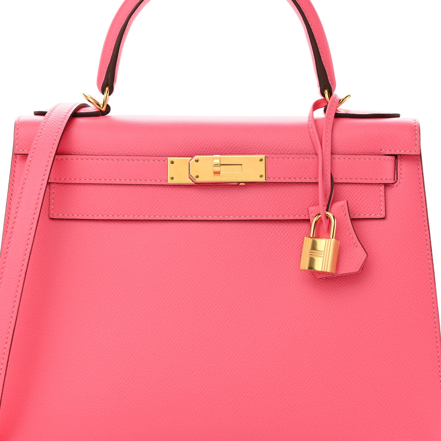 Hermes Epsom Kelly Sellier 28 Rose Azalee 8 of 11