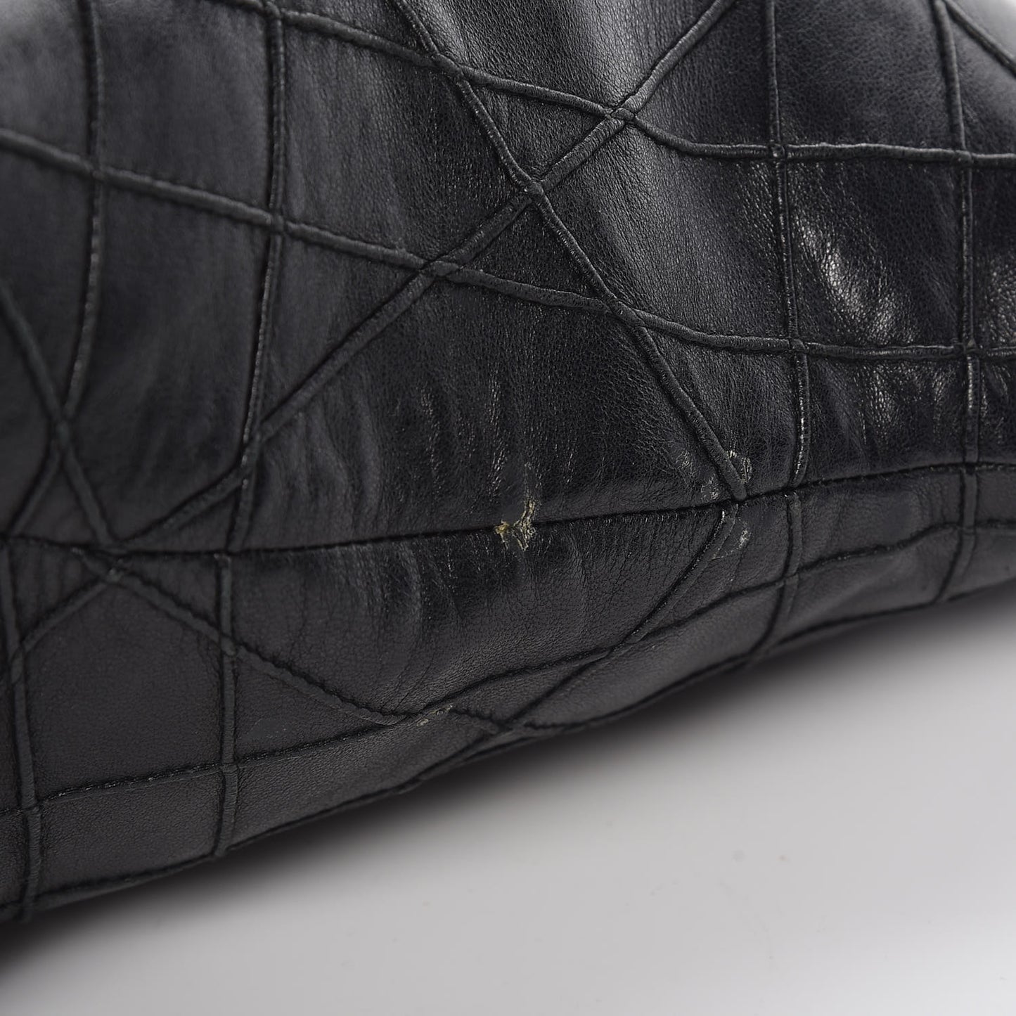 Lambskin Cannage Medium Granville Tote Black