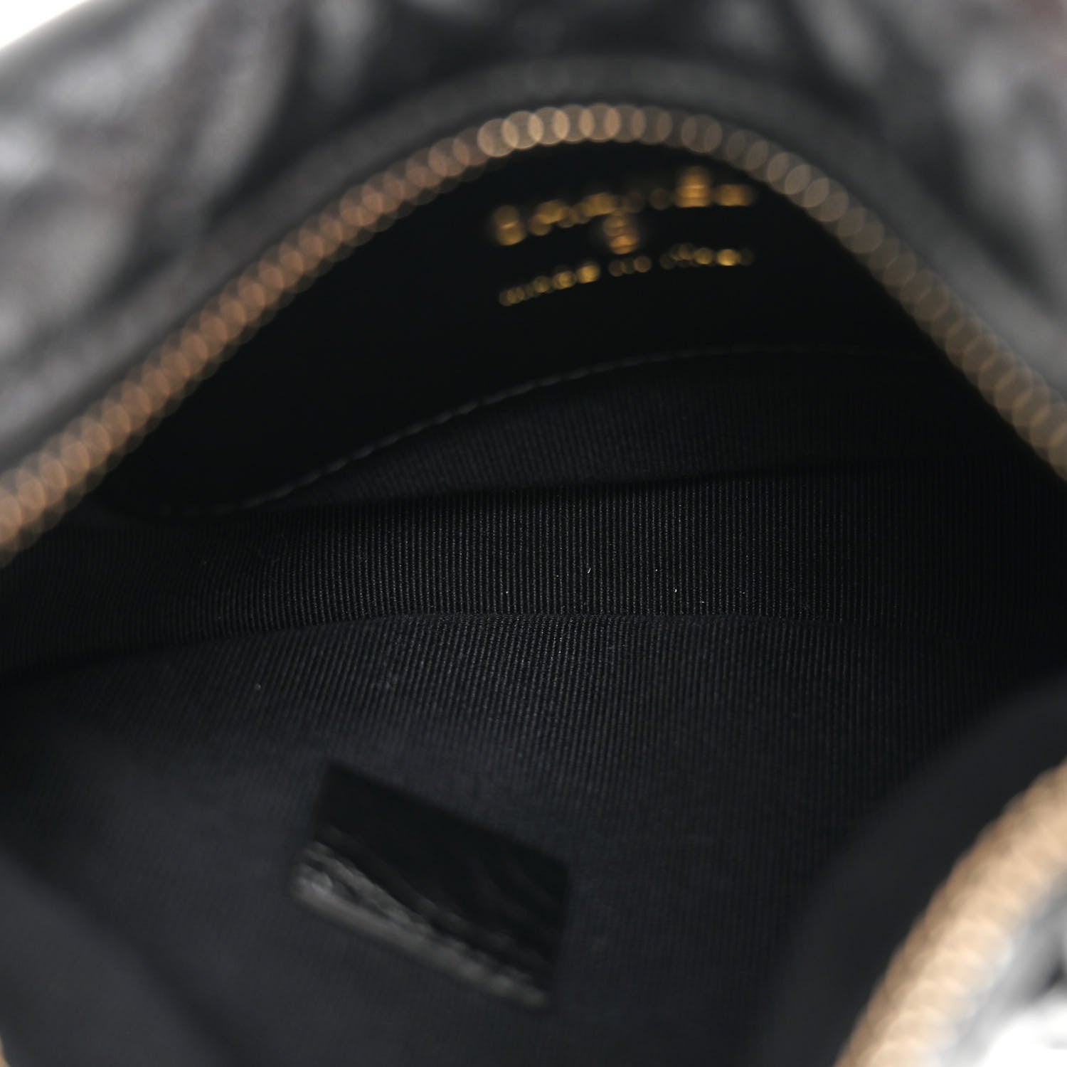 Chanel Lambskin Quilted Chain Around Pouch Black 5 of 10