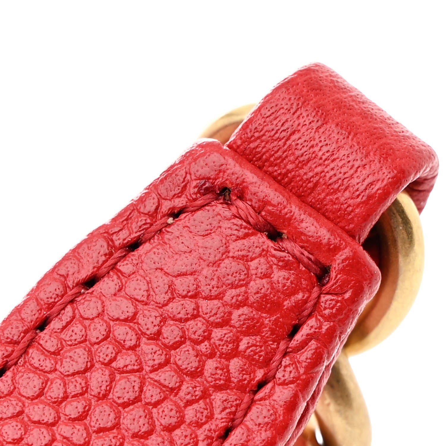 Chanel Shiny Caviar Quilted Large Chain Melody Flap Red 11 of 11