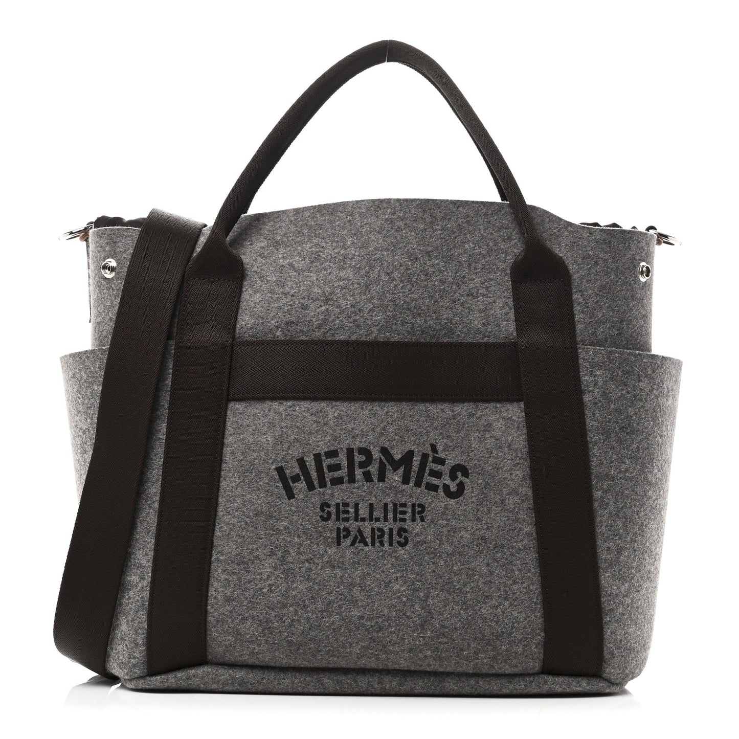 Felt Sac De Pansage Groom Bag Acier