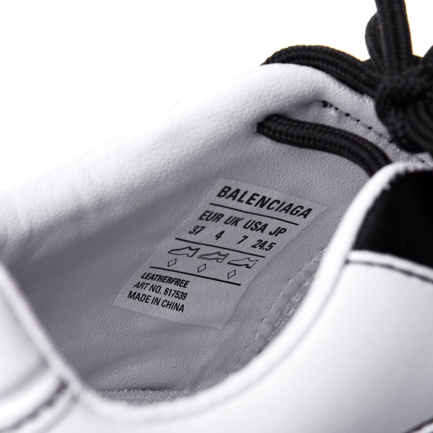 Polyurethane Womens Zen Sneakers 37 White Black