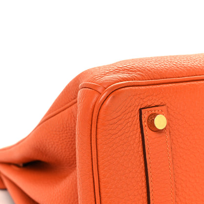 Hermes Togo BIRKIN 35 Orange 11 of 12