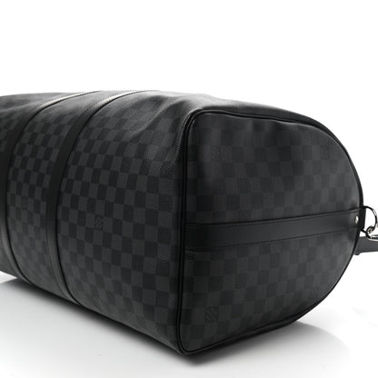 Louis Vuitton Damier Graphite Keepall Bandouliere 55 9 of 10