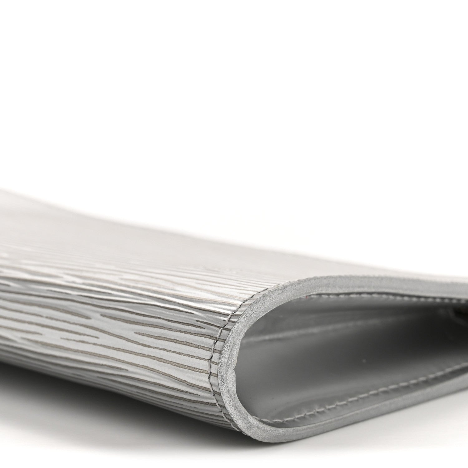 Louis Vuitton Epi Pochette Accessories Metallic Silver 9 of 10