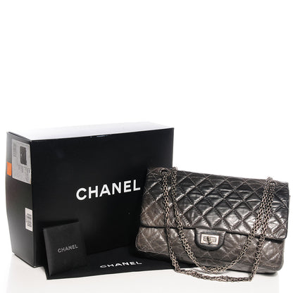 Chanel Aged Calfskin 2.55 Reissue 226 Flap Grey 5 of 9