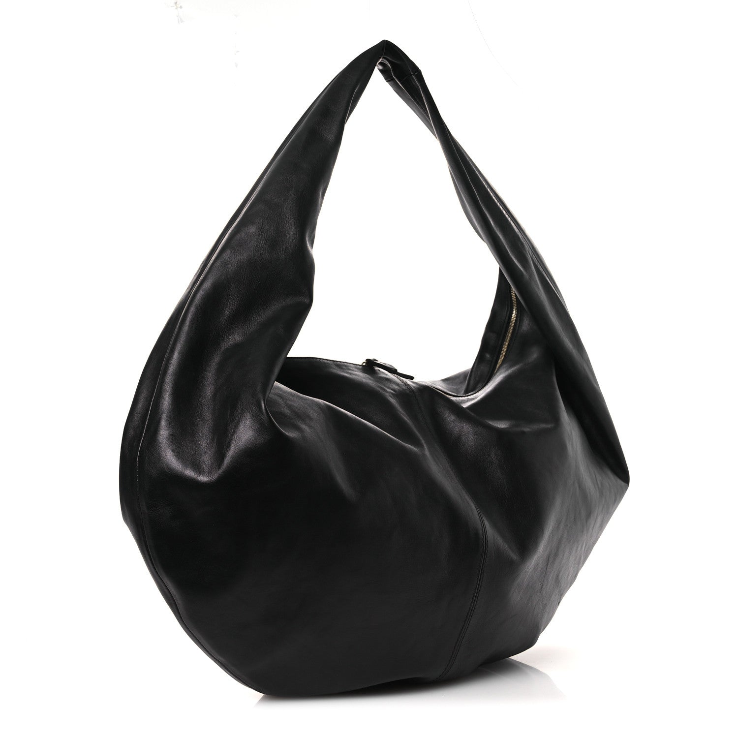 Khaite Vintage Calfskin Extra Large Olivia Hobo Black 3 of 10
