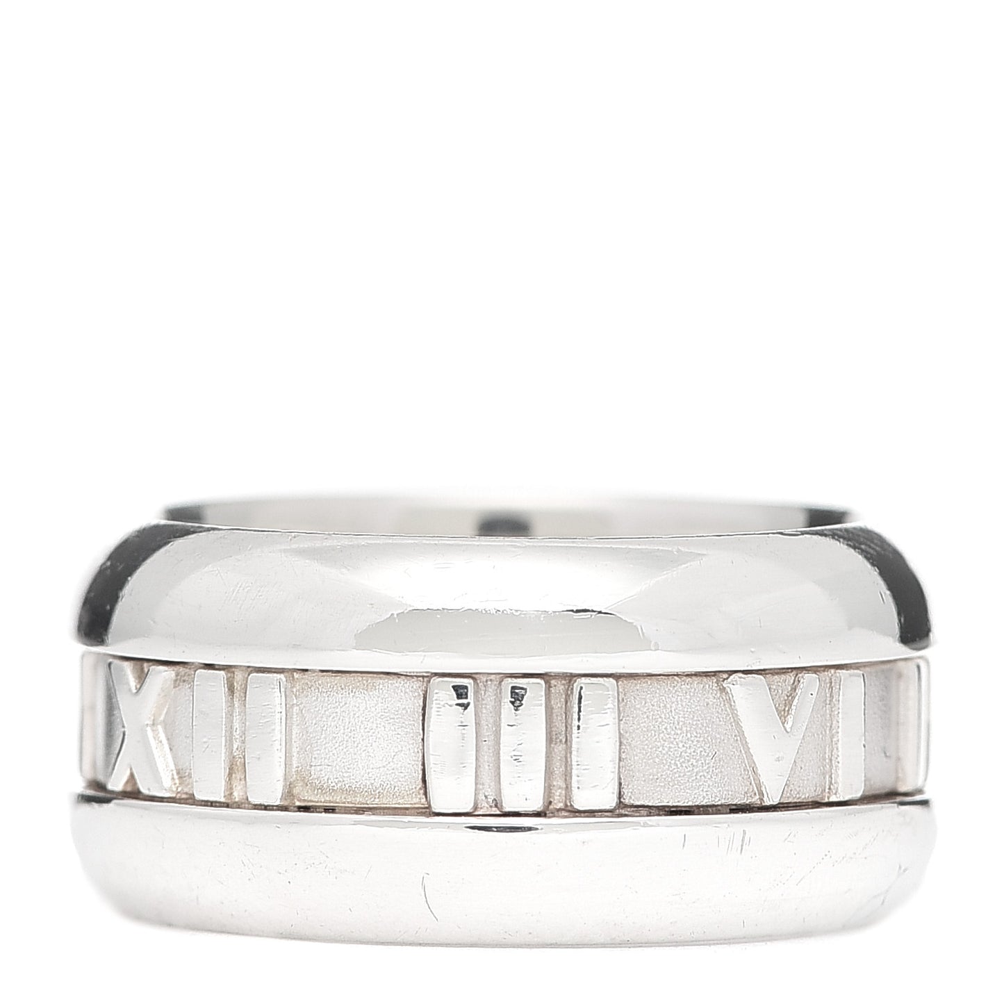 Sterling Silver Atlas Band Ring 52 6