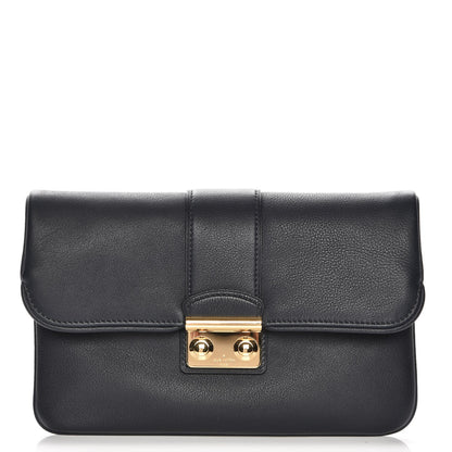 Louis Vuitton Calfskin Slim Clutch MM Sofia Coppola Cobalt 1 of 7