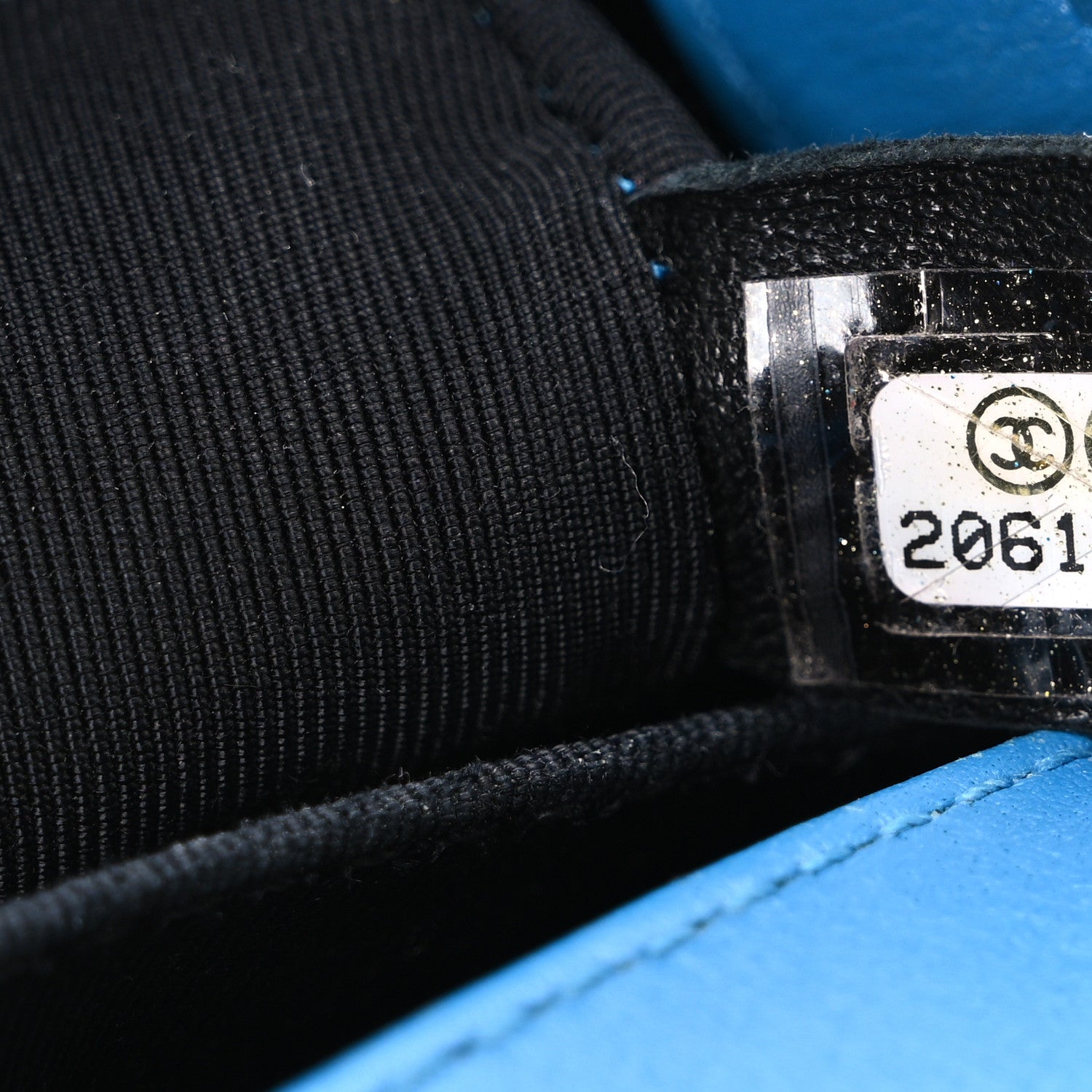 Chanel Patent Calfskin Medium Plexiglass Boy Flap Blue 7 of 13