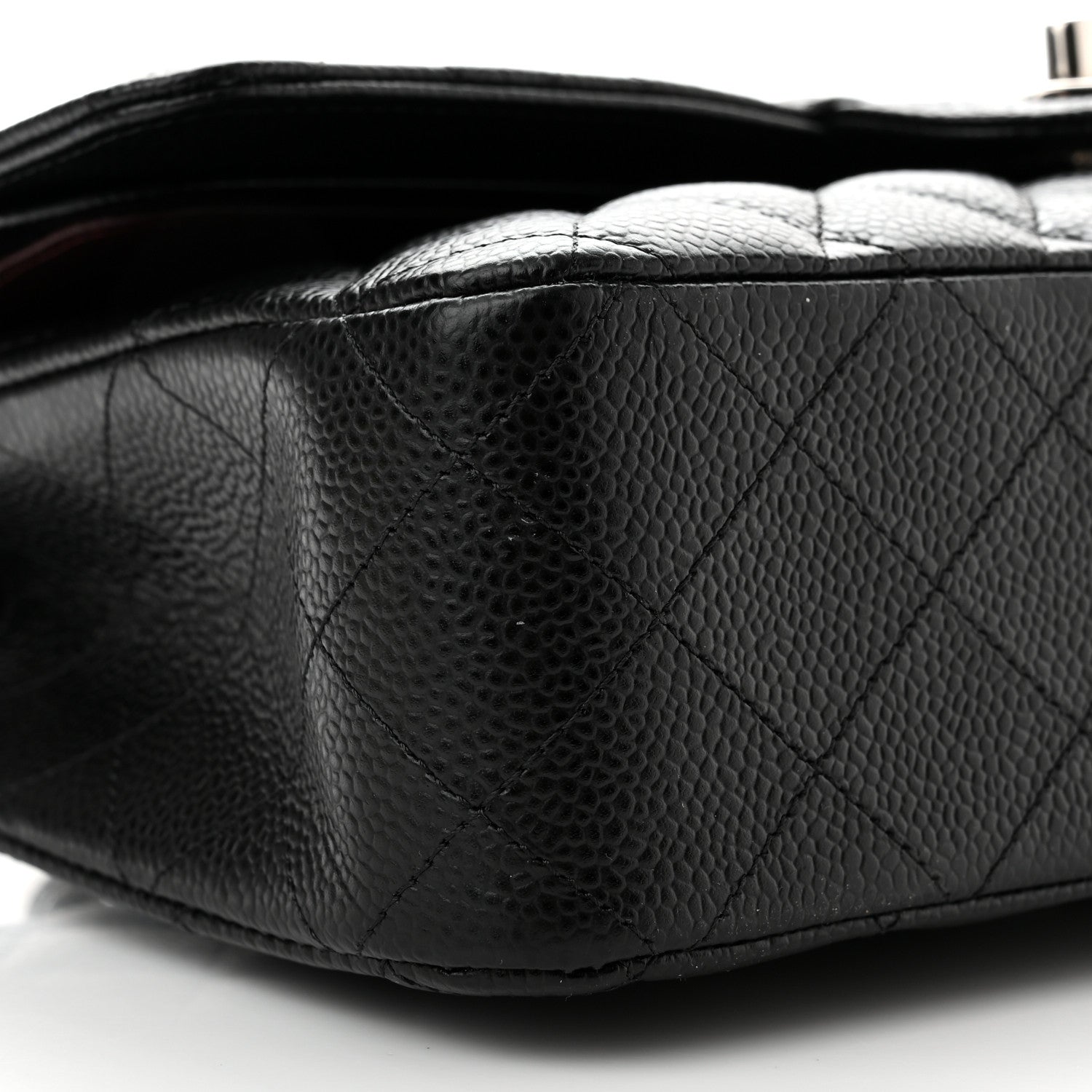 Chanel Caviar Quilted Medium Double Flap Black 9 of 10