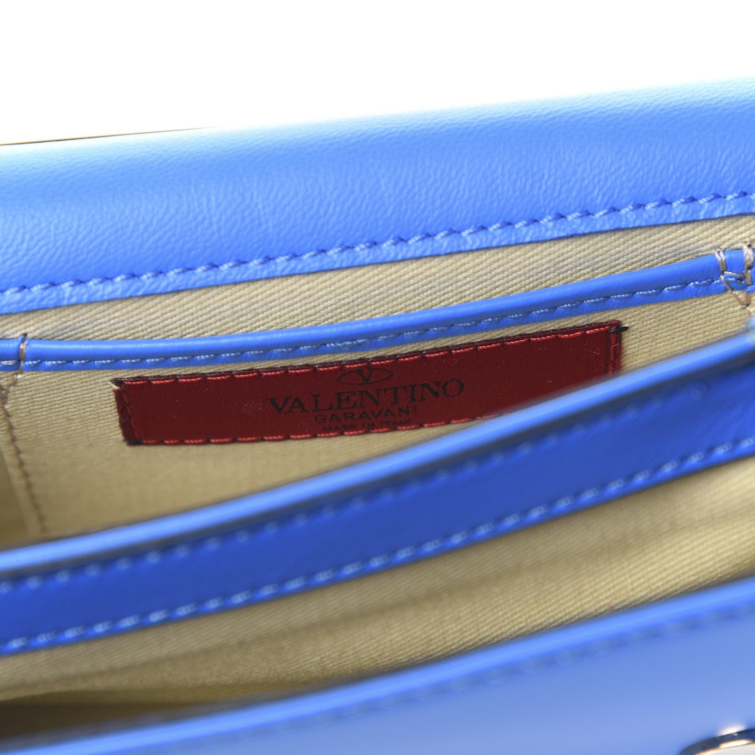 Valentino Garavani Nappa Mini Va Va Voom Shoulder Bag Blue Fluo 7 of 8