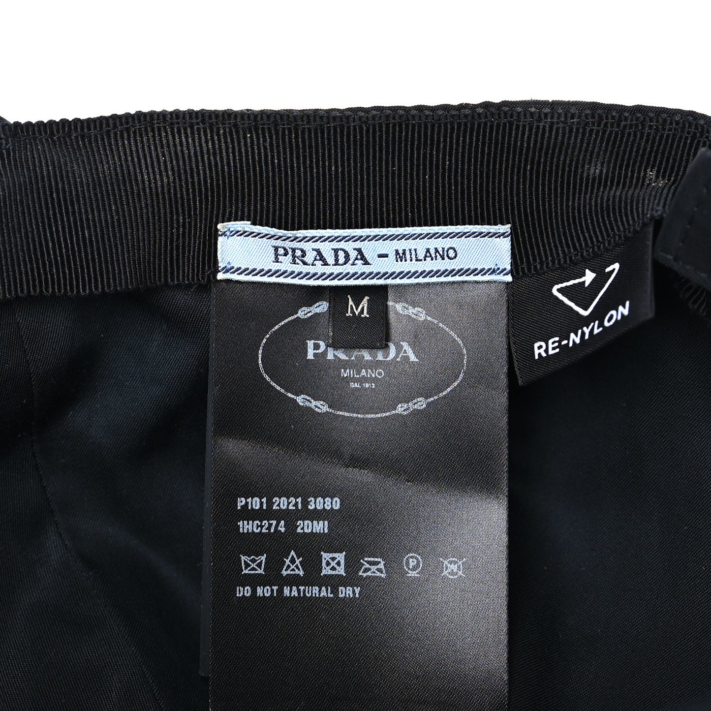 Re-Nylon Womens Baseball Cap M Black