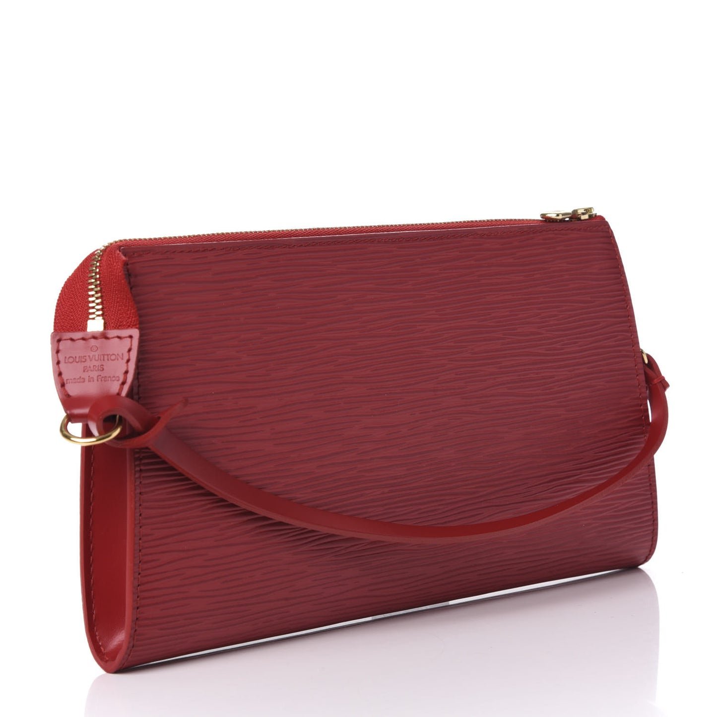 Epi Pochette Accessories 24 Castillan Red