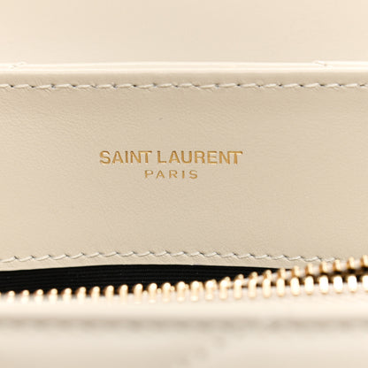 Saint Laurent Calfskin Y Quilted Monogram Small Loulou Chain Satchel Crema Soft 7 of 11