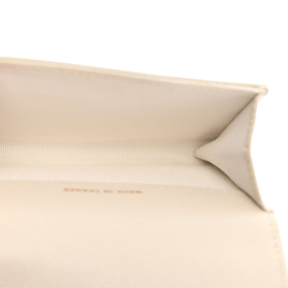 Chanel Caviar Quilted Flap Card Holder Wallet White 5 of 12