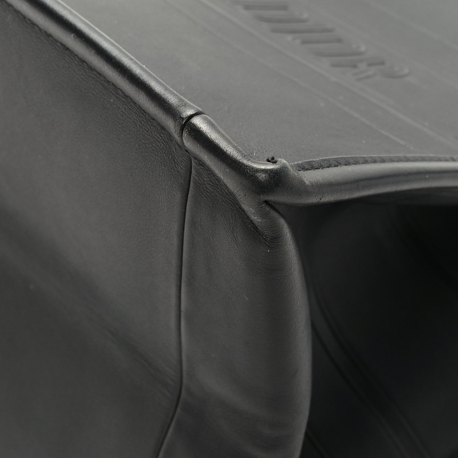 Christian Dior Calfskin Embossed Medium Book Tote Black 9 of 11