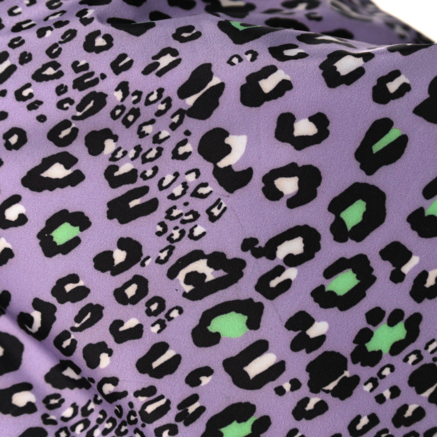 Versace Nylon Calfskin Barocco Mosaic Print Hobo Bag Jacaranda Multicolor 14 of 14