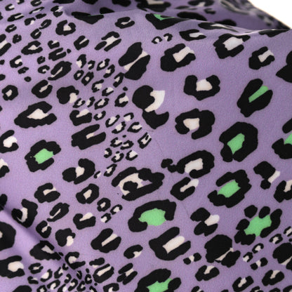 Versace Nylon Calfskin Barocco Mosaic Print Hobo Bag Jacaranda Multicolor 14 of 14
