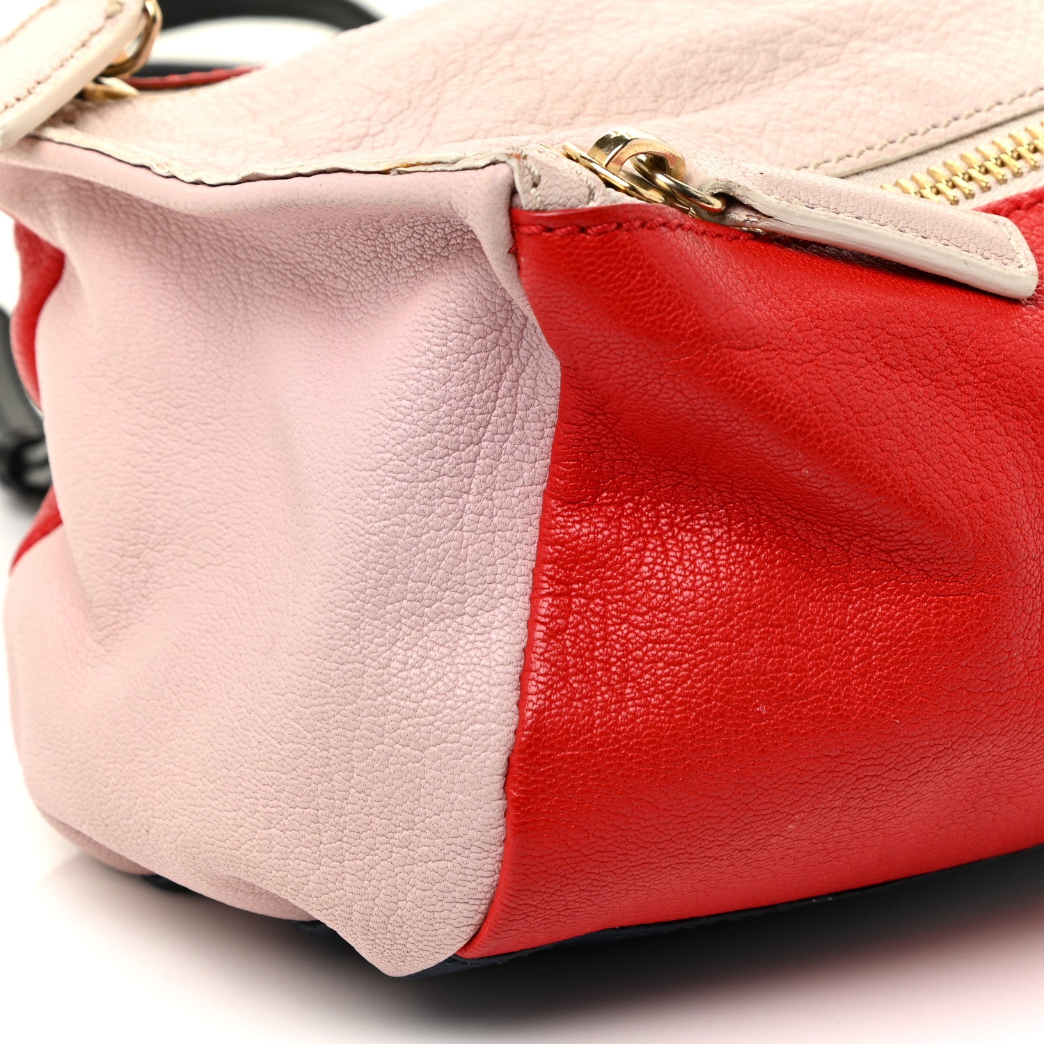 Givenchy Sugar Goatskin Tri-color Mini Pandora Red Pink Blue 5 of 17