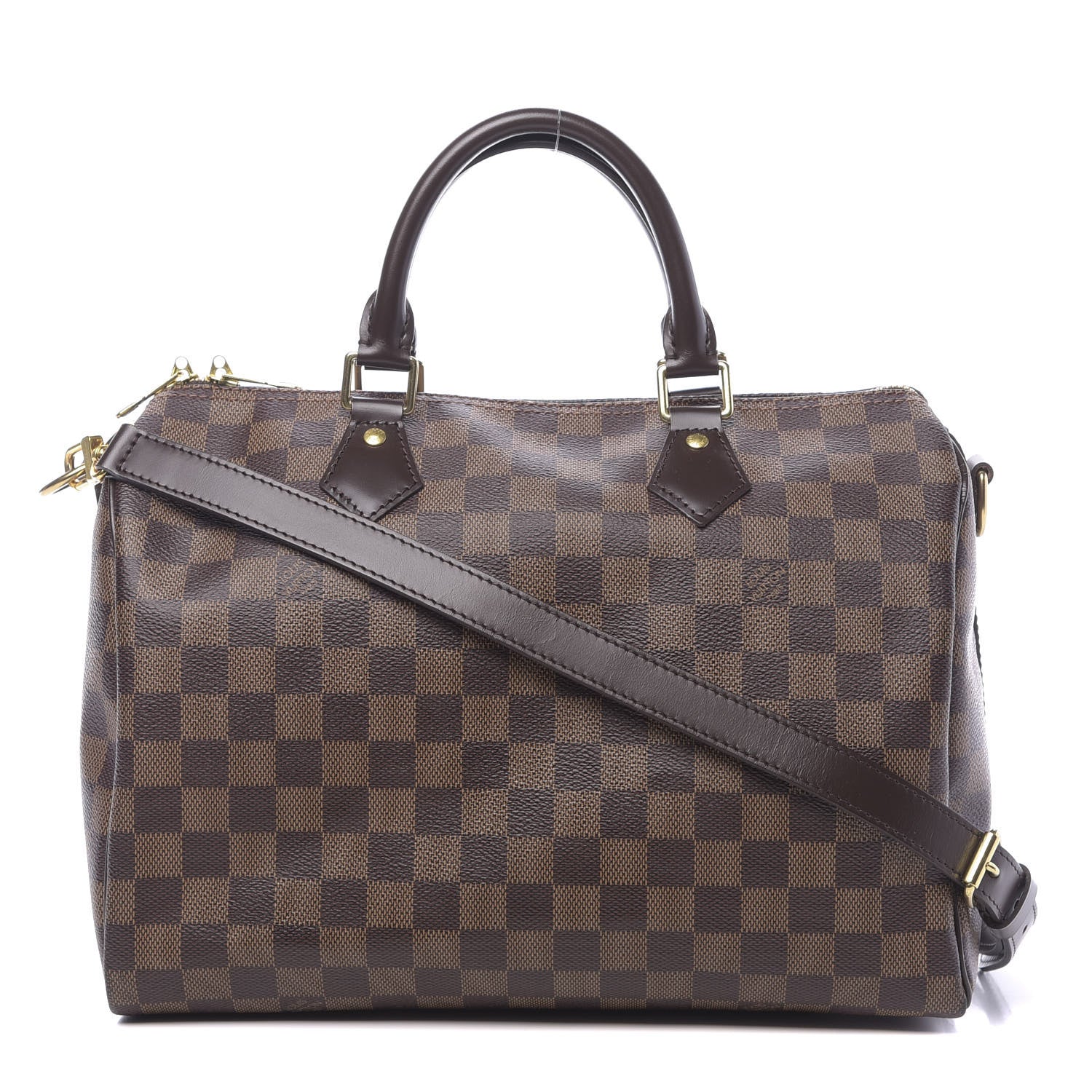 Louis Vuitton Damier Ebene Speedy Bandouliere 30 1 of 12
