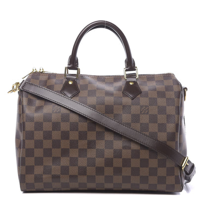 Louis Vuitton Damier Ebene Speedy Bandouliere 30 1 of 12