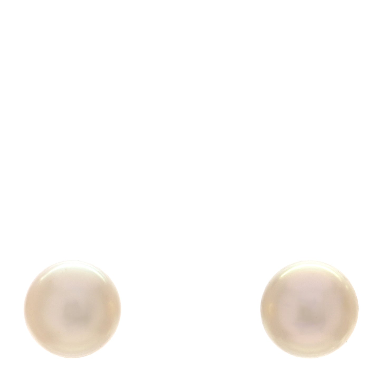 18K Yellow Gold Akoya Pearl 8-8.5mm Stud Earrings