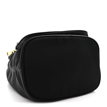 Prada Re-Nylon Duet Drawstring Shoulder Bag Black 4 of 10
