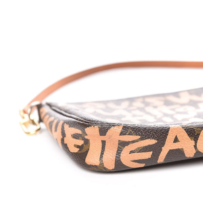 Louis Vuitton Monogram Graffiti Pochette Accessories Peach 14 of 15
