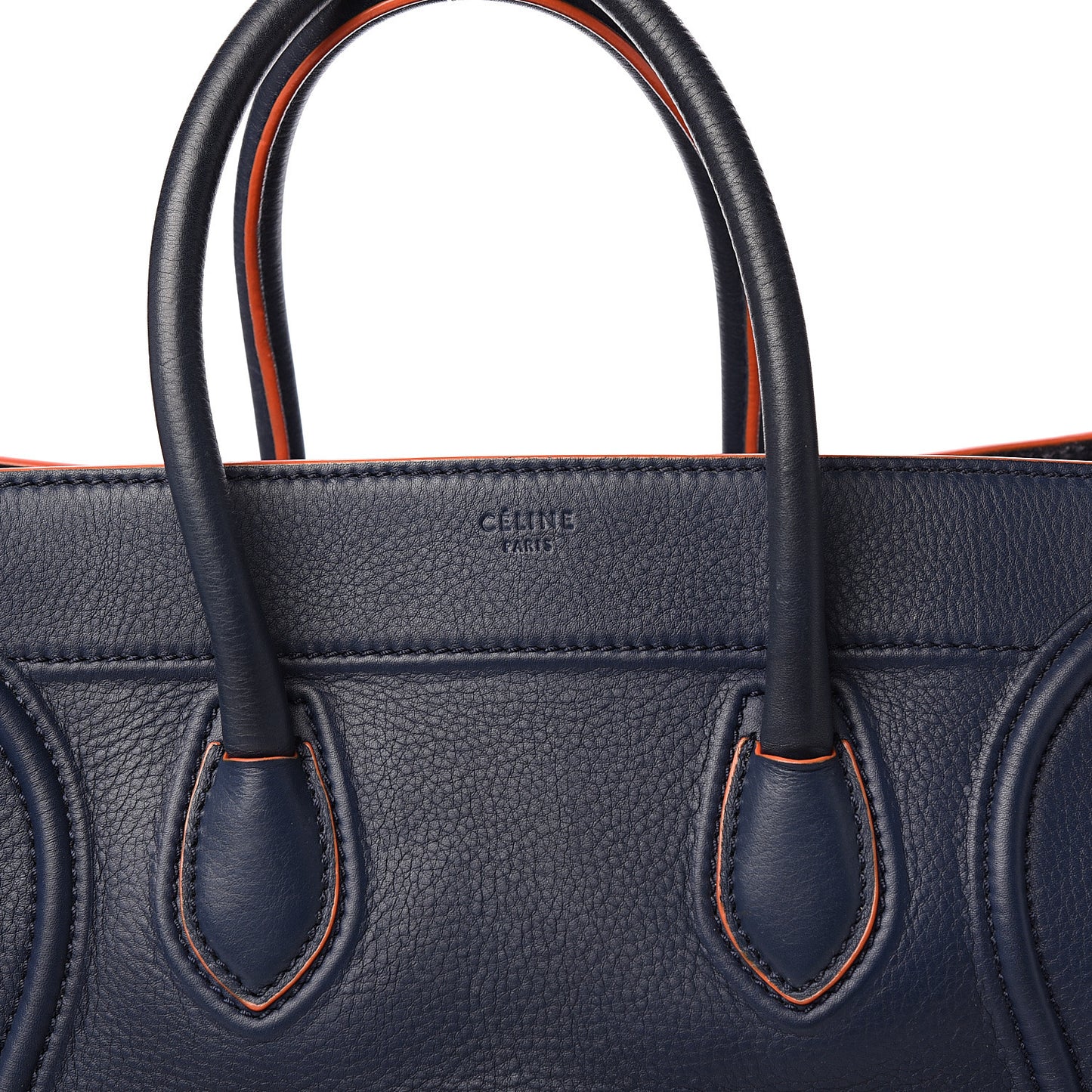 Supple Calfskin Small Phantom Luggage Midnight