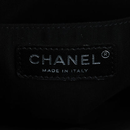 Chanel Calfskin Chevron Quilted Small Urban Spirit Backpack Black 7 of 8