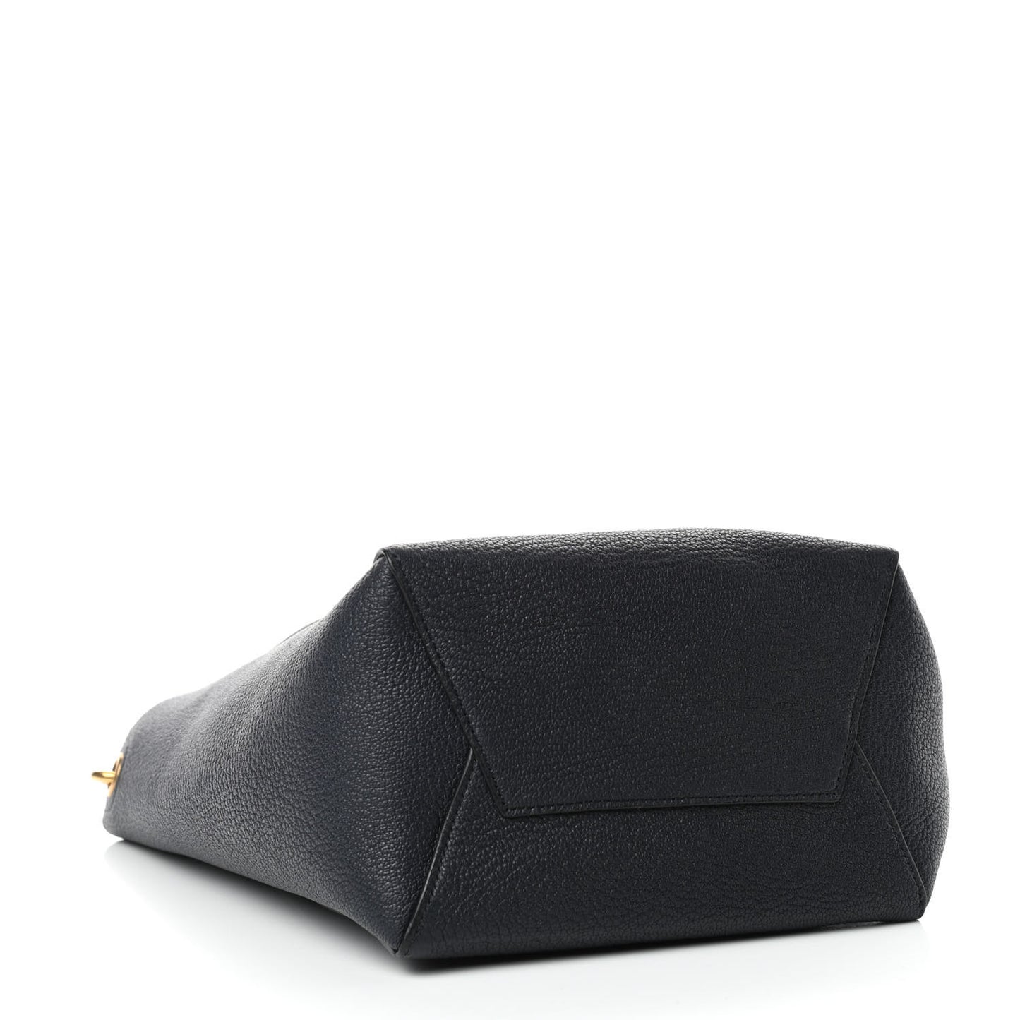 Soft Grained Calfskin Small Sangle Bucket Bag Navy