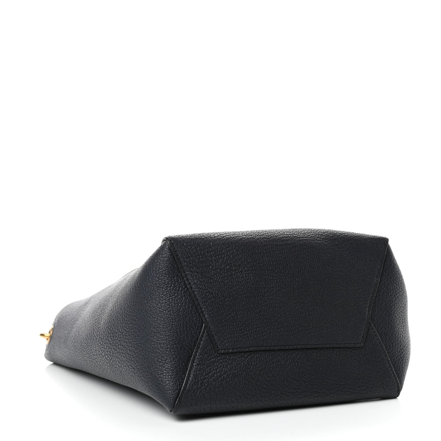 Celine Soft Grained Calfskin Small Sangle Bucket Bag Navy 4 of 9