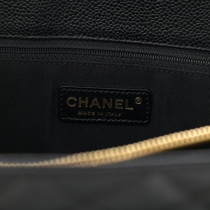 Chanel Caviar Quilted Grand Shopping Tote GST Black 6 of 10