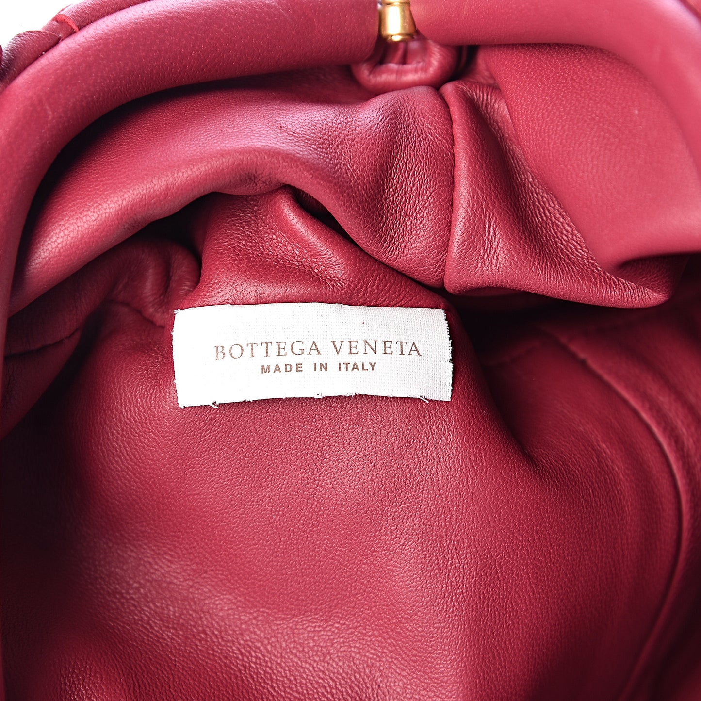 Nappa Intrecciato The Mini Pouch Amaranto