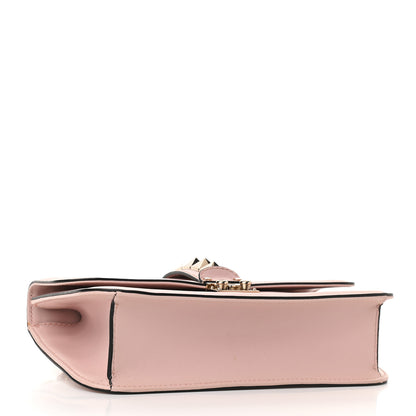 Valentino Garavani Vitello Medium Glam Lock Rockstud Flap Water Rose 4 of 9
