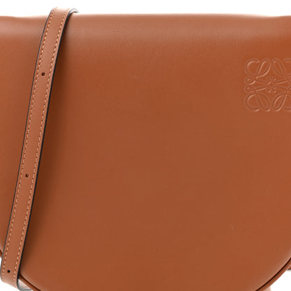 Loewe Soft Calfskin Heel Saddle Bag Tan 8 of 10