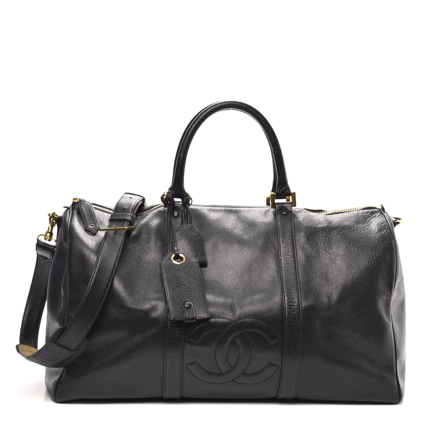 Caviar Timeless CC Duffel Bag Black