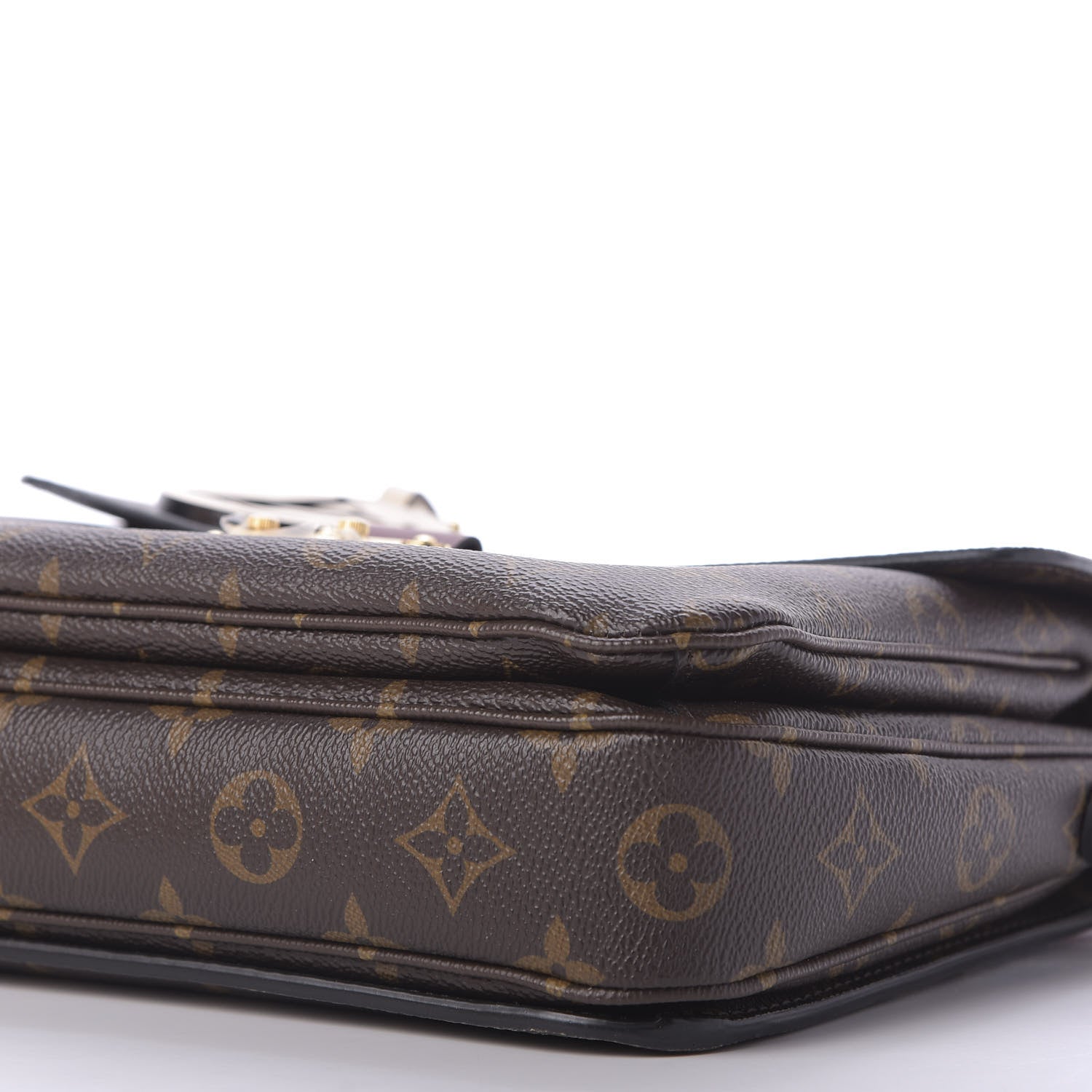 Louis Vuitton Monogram Braided Pochette Metis Safran 7 of 16