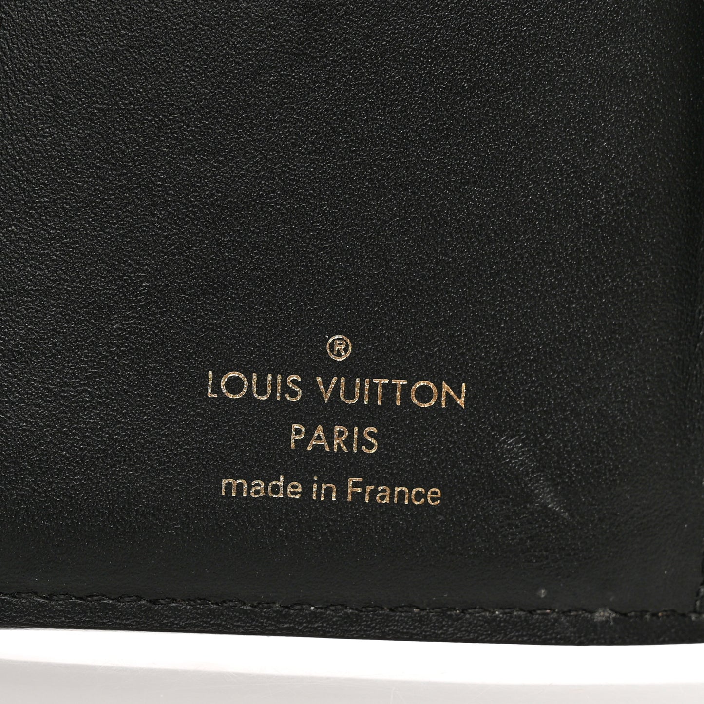 Monogram Flower Lock Compact Wallet Black